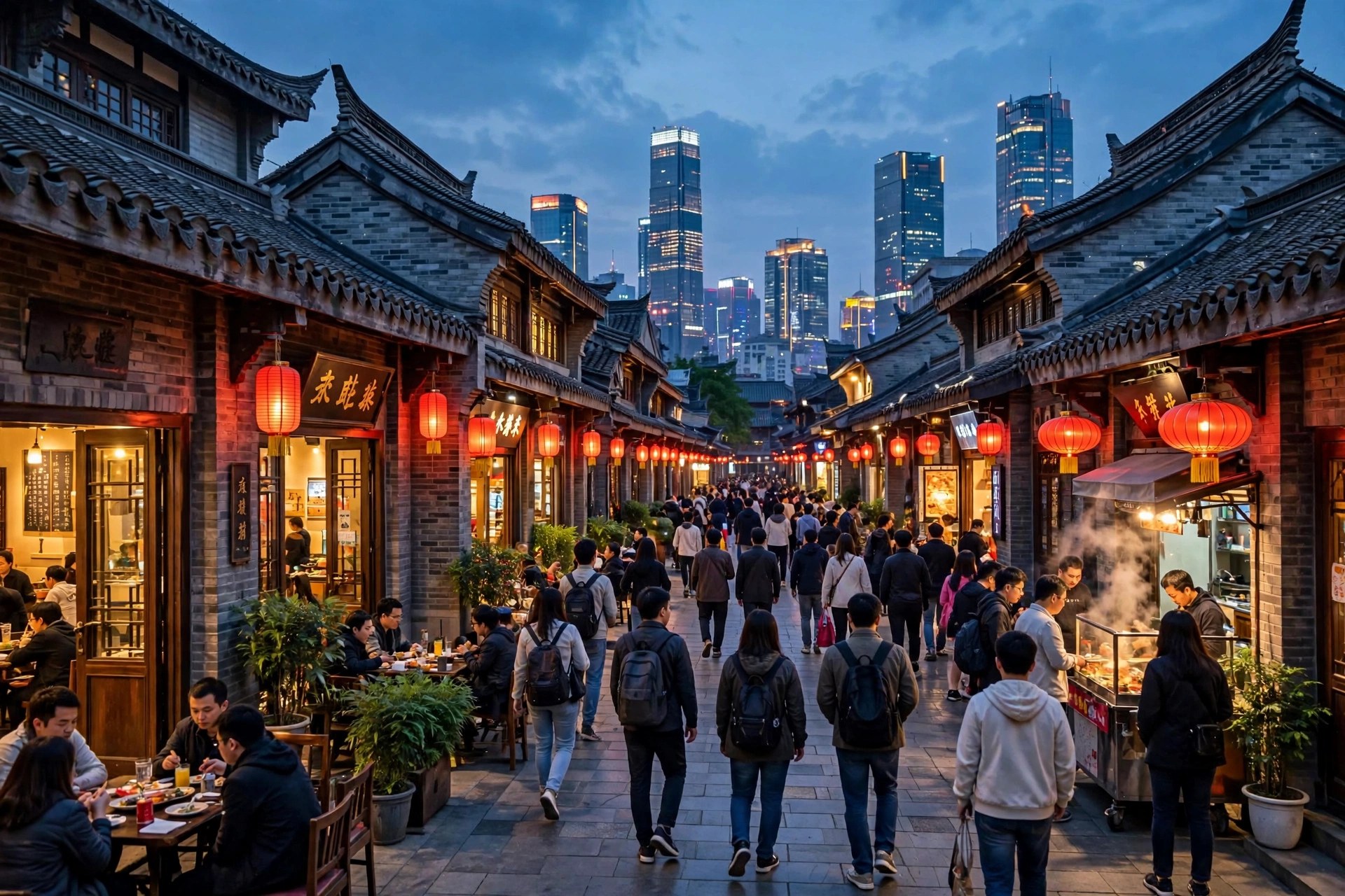 Chengdu evening
