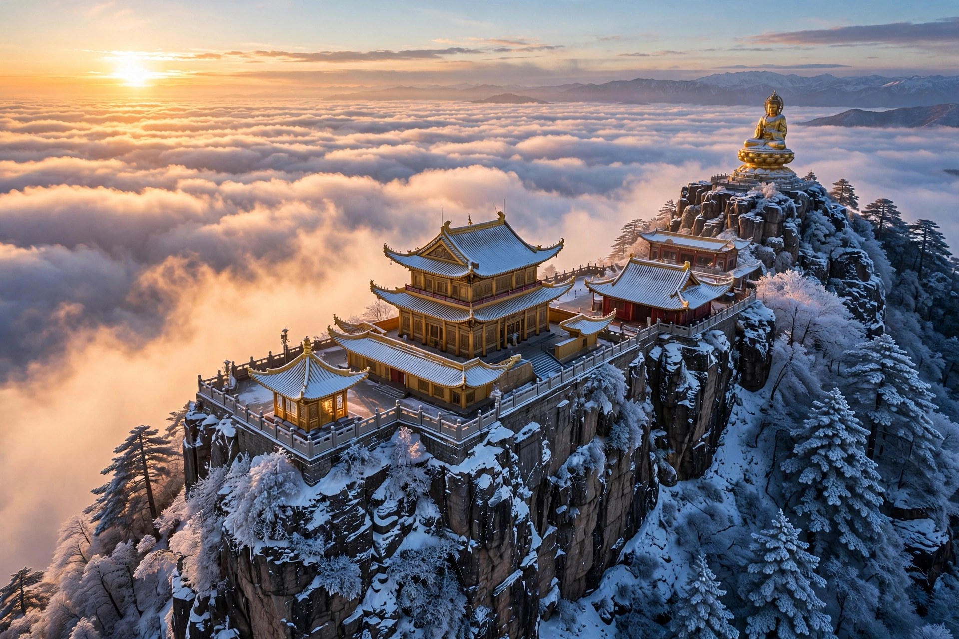 Emei Mountain golden summit